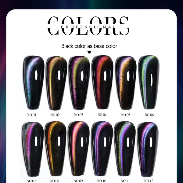 Luxury Fashion Cat Eye Gel Polish Magnetic Mermaid & Velvet Effects Gel 丨Beyond the peak