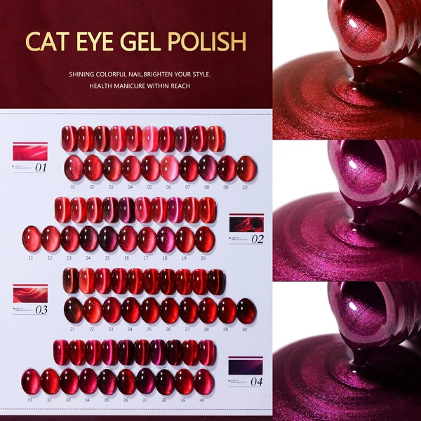 Luxury Fashion Cat Eye Gel Polish Magnetic Mermaid & Velvet Effects Gel 丨Beyond the peak