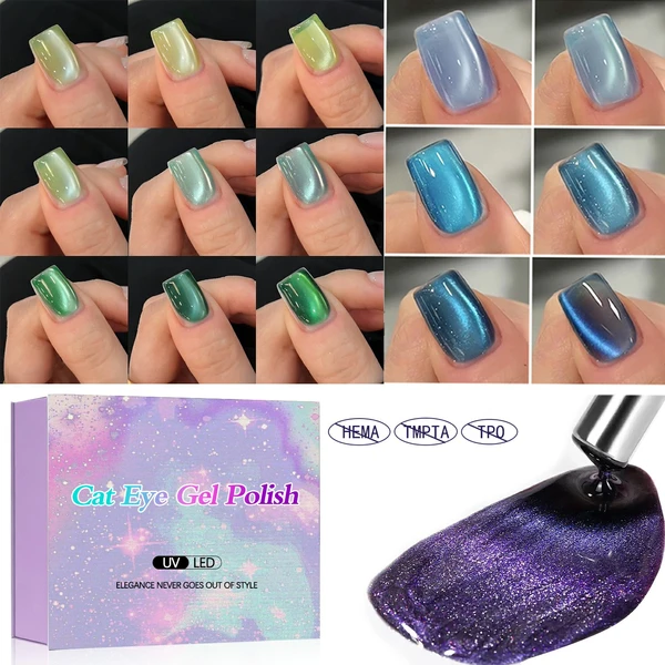 Luxury Fashion Cat Eye Gel Polish Magnetic Mermaid & Velvet Effects Gel 丨Beyond the peak