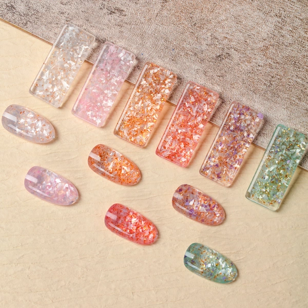 Sparkling Glitter Gel Polish Wholesale Shimmer & Sequin Nail Gel 丨Beyond the peak
