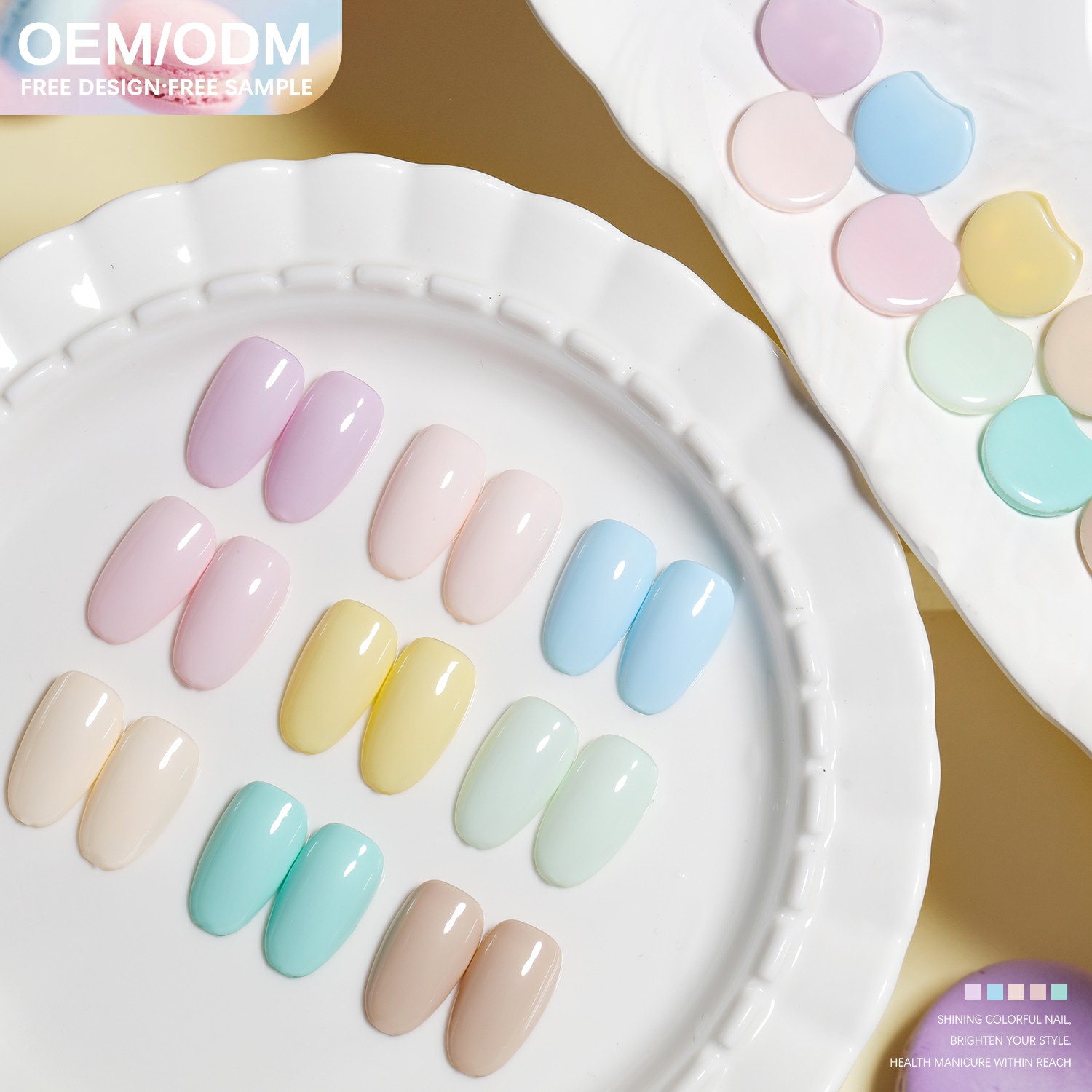 Classic Solid Color Gel Polish High-Pigment Opaque Cream Nails 丨Beyond the peak
