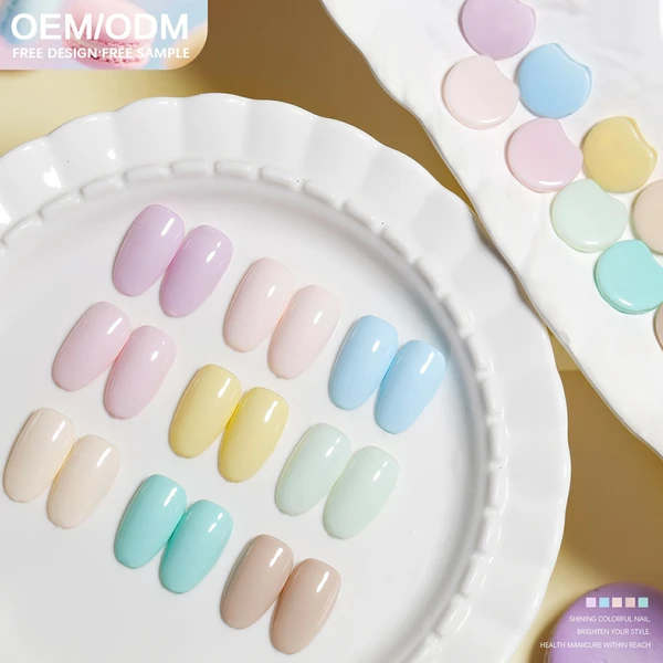 Classic Solid Color Gel Polish High-Pigment Opaque Cream Nails 丨Beyond the peak