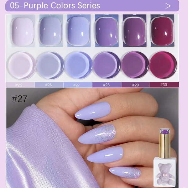 Classic Solid Color Gel Polish High-Pigment Opaque Cream Nails 丨Beyond the peak