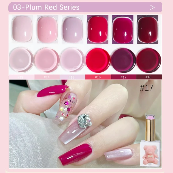 Classic Solid Color Gel Polish High-Pigment Opaque Cream Nails 丨Beyond the peak