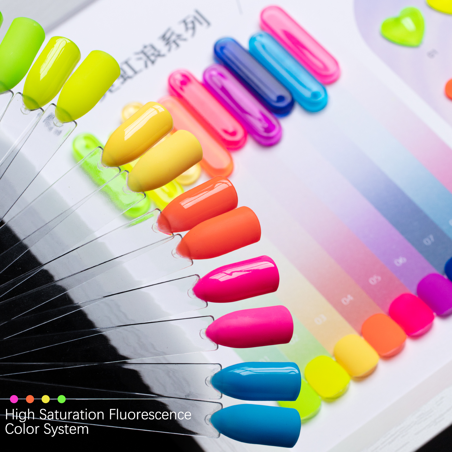Vibrant Neon Gel Polish Wholesale Bright Summer Fluorescent Nails丨Beyond the peak