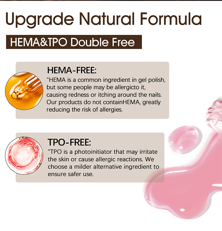 HEMA/TPO FREE Nail Gel Polish