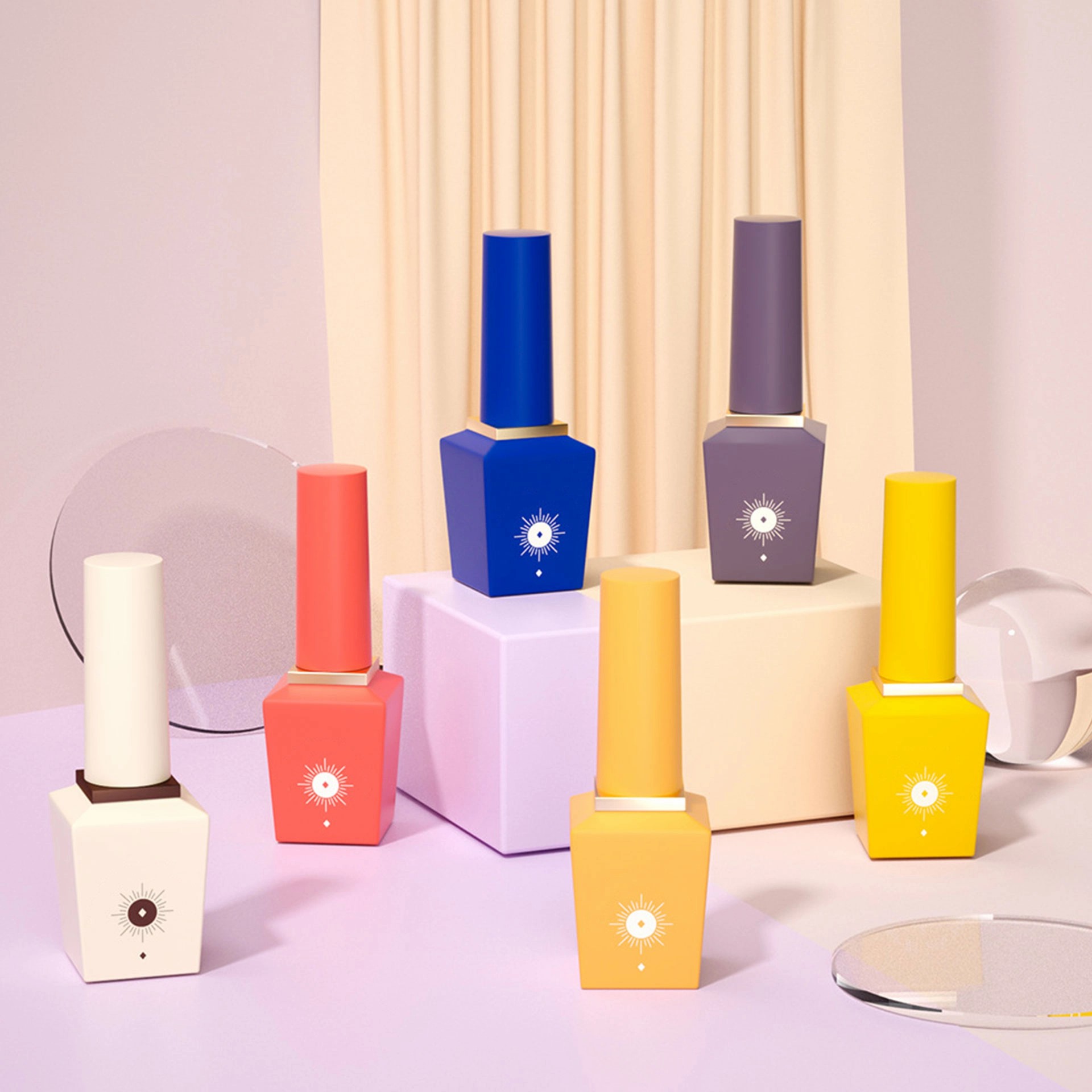 Wholesale Custom Nail Polish Bottles Empty UV Gel Glass Containers 丨Beyond the peak