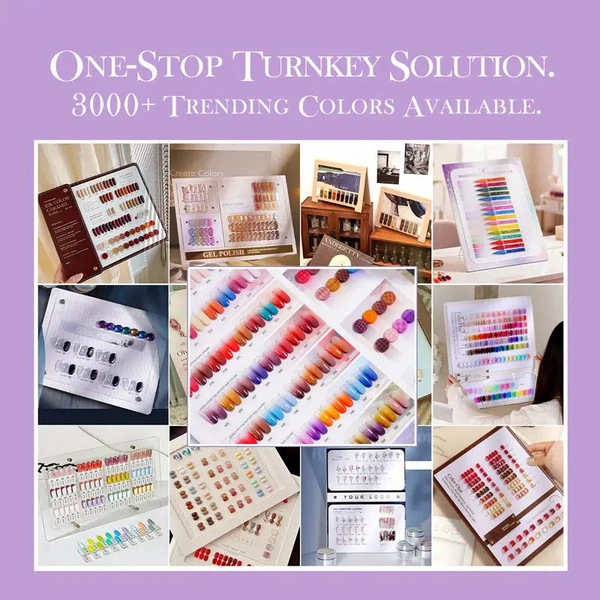 Custom Swatching & Pre-Painted Nail Display Service 丨 Beyond the peak