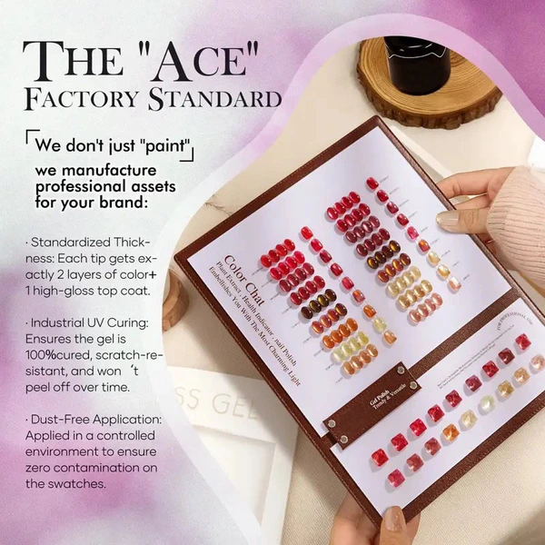 Custom Swatching & Pre-Painted Nail Display Service 丨 Beyond the peak