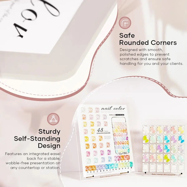 Factory Price Custom Acrylic Nail Color Display Stand 丨 Beyond the peak