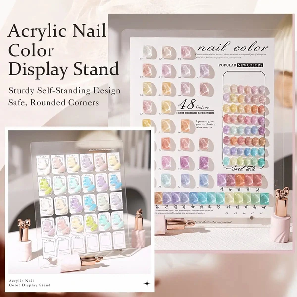 Factory Price Custom Acrylic Nail Color Display Stand 丨 Beyond the peak
