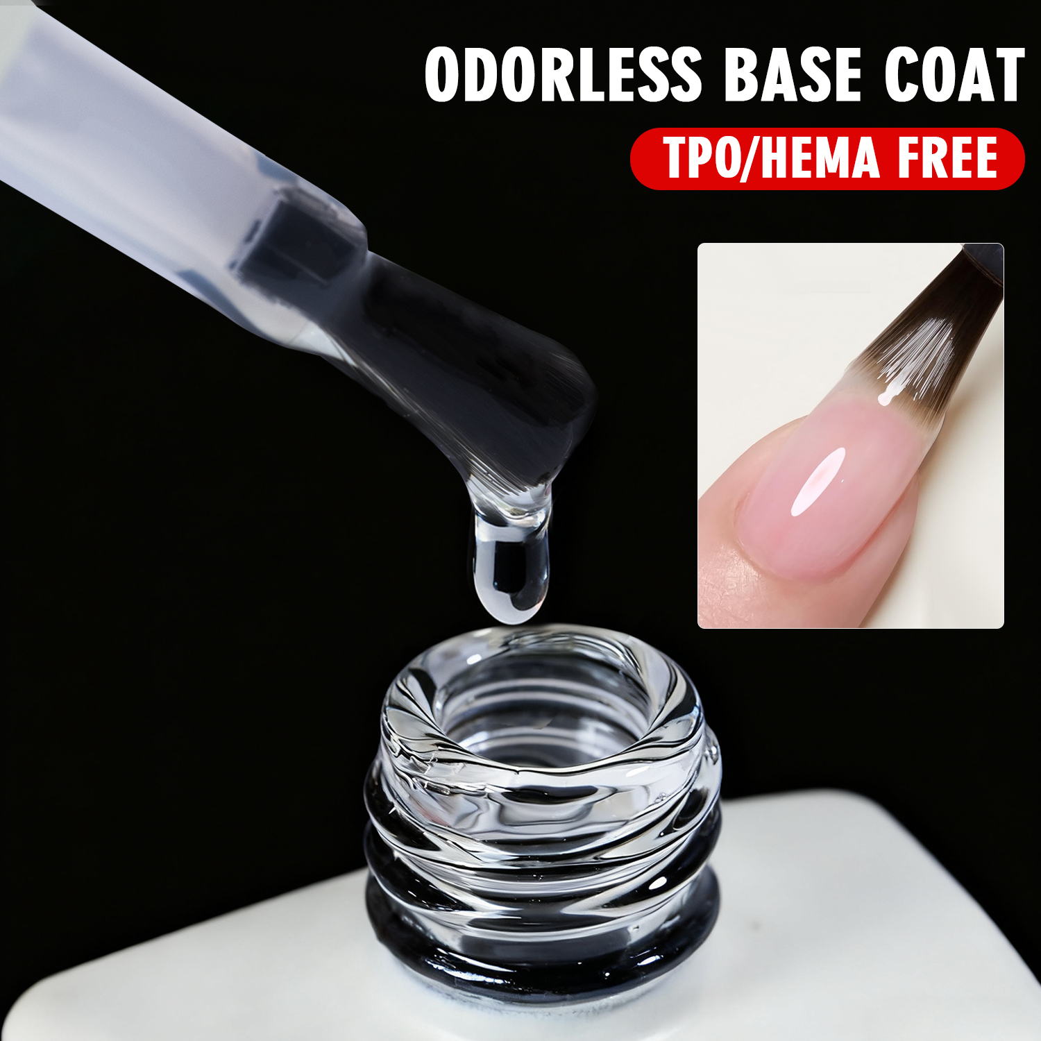 No-wipe base coat