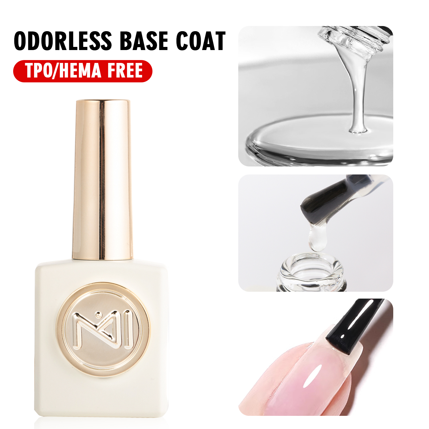 No-wipe base coat