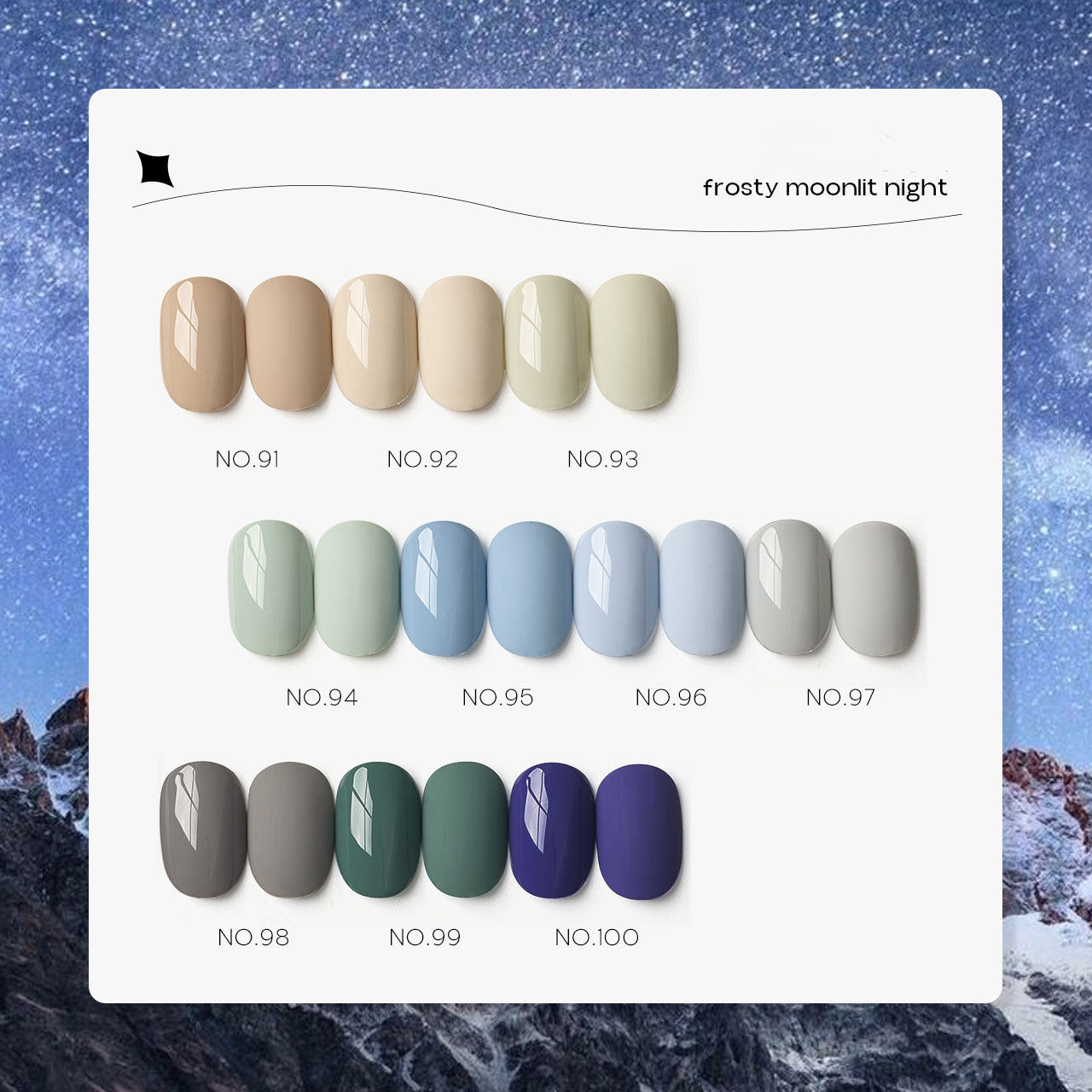 Classic Solid Color Gel Polish High-Pigment Opaque Cream Nails 丨Beyond the peak