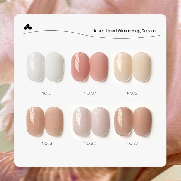 Classic Solid Color Gel Polish High-Pigment Opaque Cream Nails 丨Beyond the peak