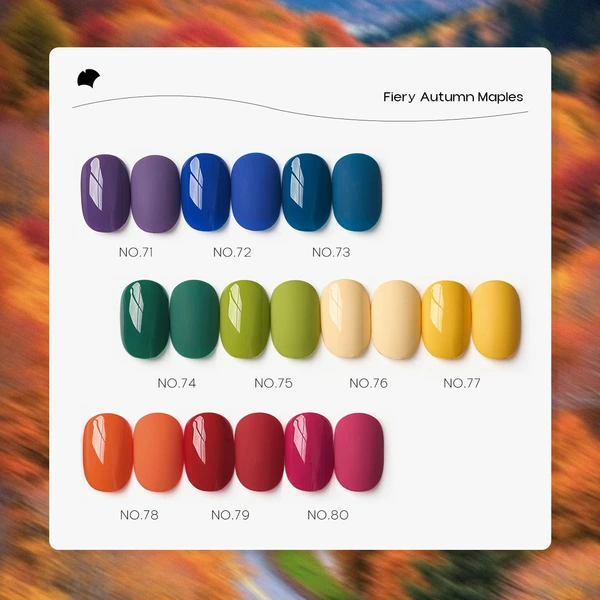 Classic Solid Color Gel Polish High-Pigment Opaque Cream Nails 丨Beyond the peak