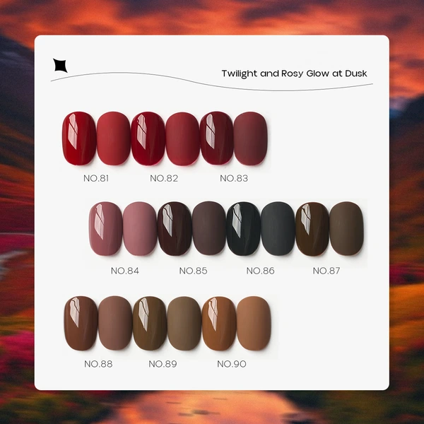 Classic Solid Color Gel Polish High-Pigment Opaque Cream Nails 丨Beyond the peak