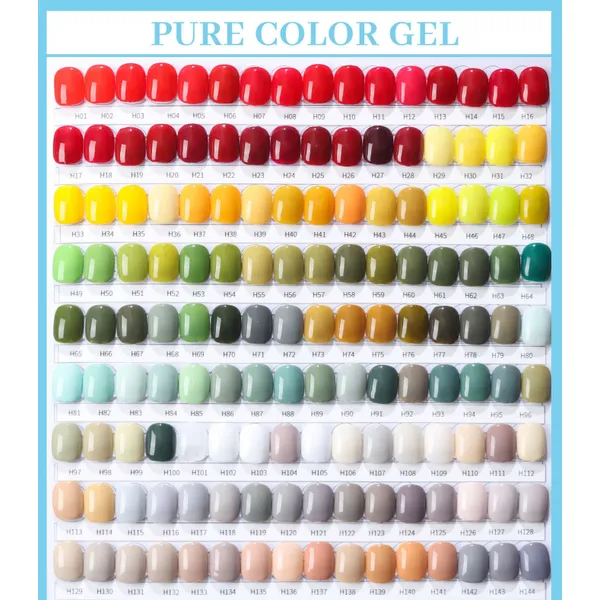 Classic Solid Color Gel Polish High-Pigment Opaque Cream Nails 丨Beyond the peak