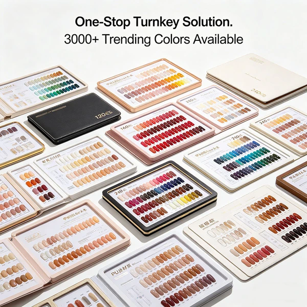 Custom Nail Color Display & Swatch Solutions | OEM Nail Color Charts