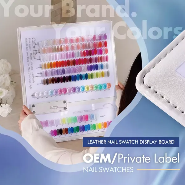 Custom Nail Color Display & Swatch Solutions | OEM Nail Color Charts