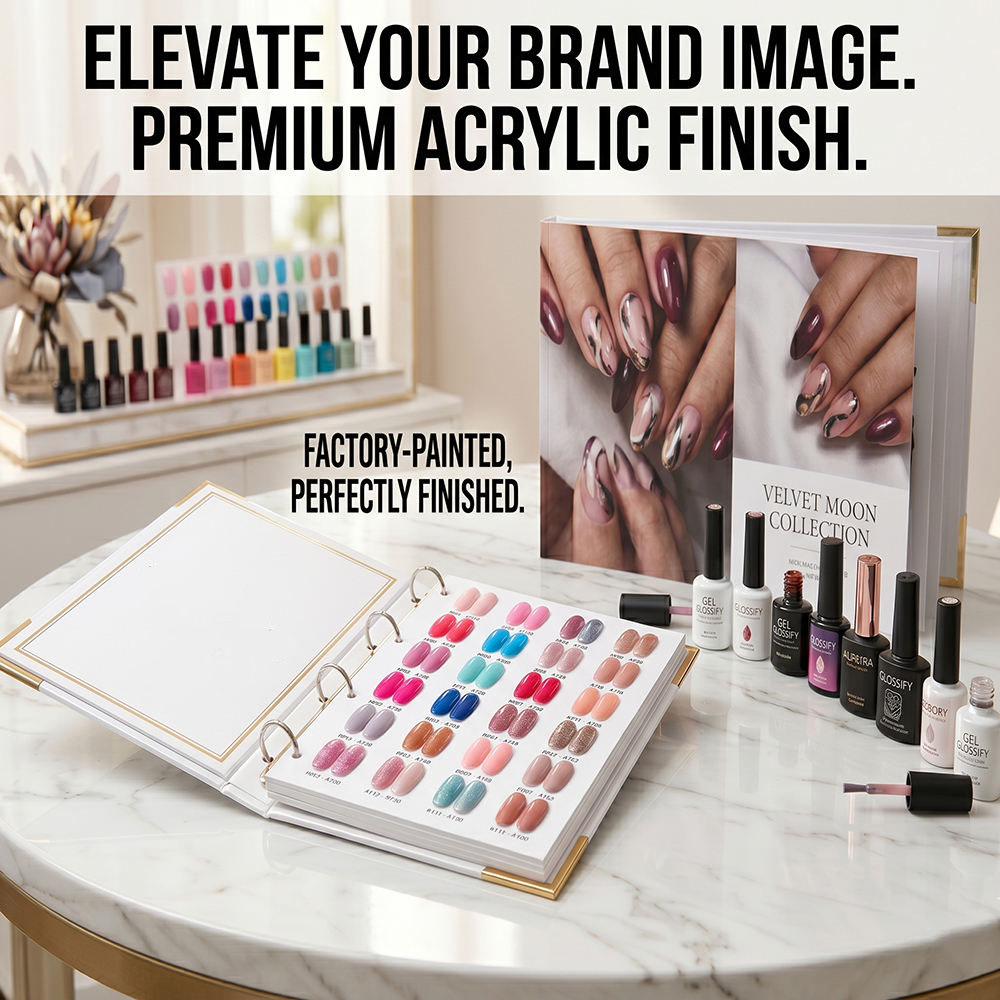 Custom Nail Color Display & Swatch Solutions | OEM Nail Color Charts