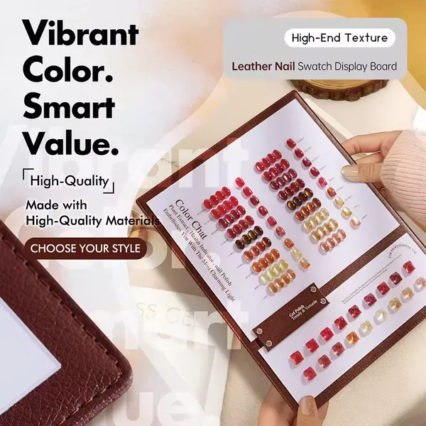 Custom Nail Color Display & Swatch Solutions | OEM Nail Color Charts