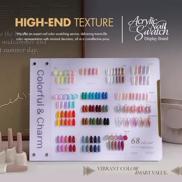 Custom Nail Color Display & Swatch Solutions | OEM Nail Color Charts