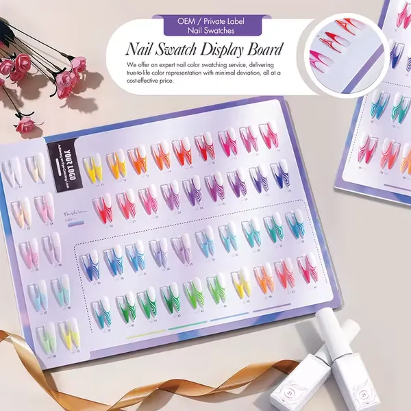 Custom Nail Color Display & Swatch Solutions | OEM Nail Color Charts