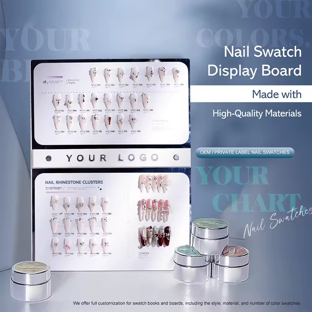 Custom Nail Color Display & Swatch Solutions | OEM Nail Color Charts