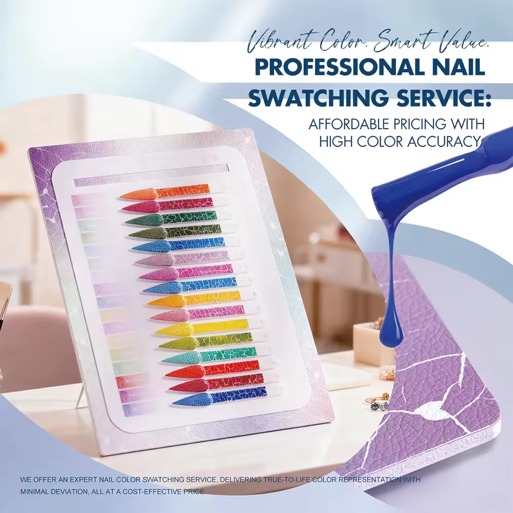 Custom Nail Color Display & Swatch Solutions | OEM Nail Color Charts