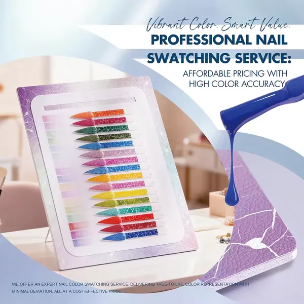 Custom Nail Color Display & Swatch Solutions | OEM Nail Color Charts
