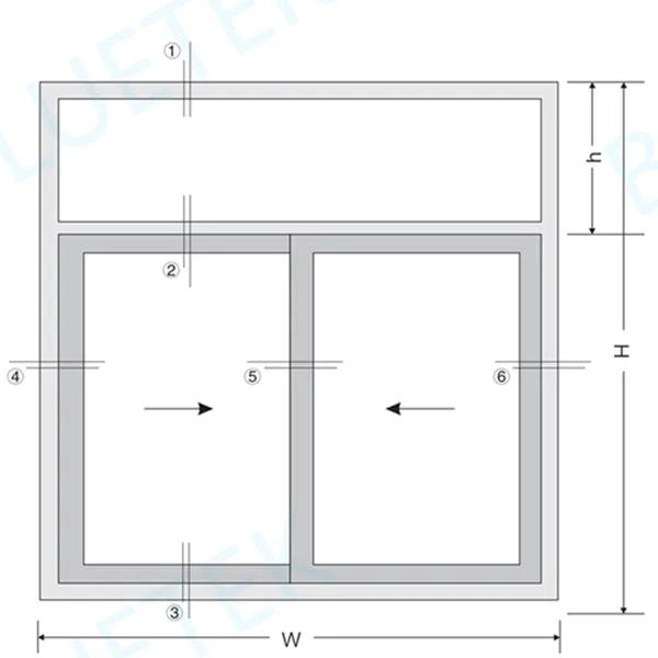 80 perfiles de puerta de ventana corrediza de pvc 
