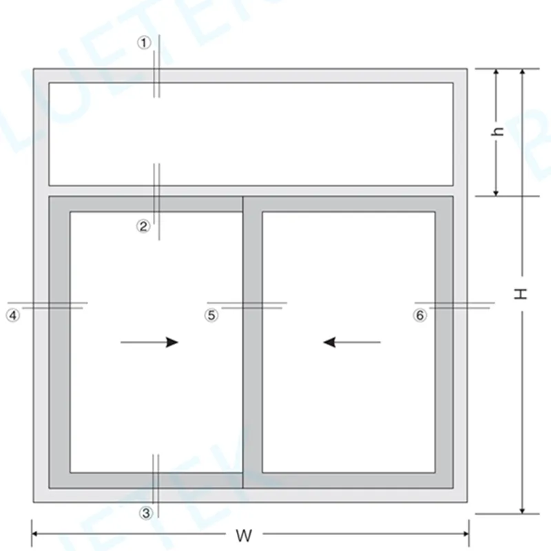 80 perfiles de puerta de ventana corrediza de pvc 
