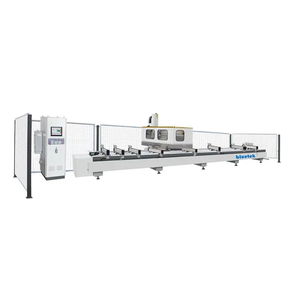 Centro de mecanizado de perfiles de aluminio de 4 ejes