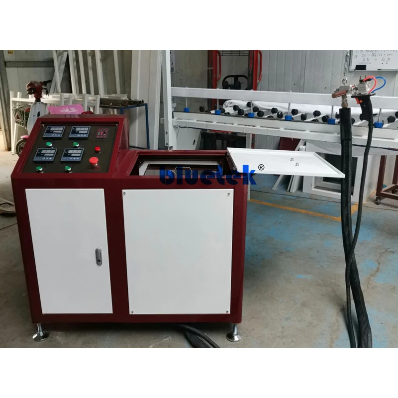 Extrusora de sellado termofusible para vidrio aislante 