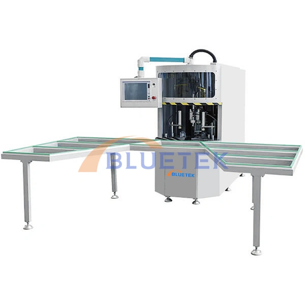 Máquina de Limpieza de Esquinas CNC para Ventanas de PVC 5 Cortadores