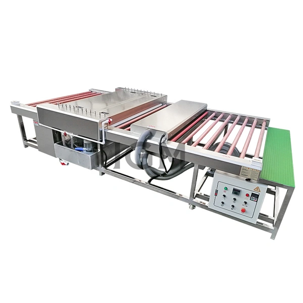 Llavadora secadora de vidrio horizontal