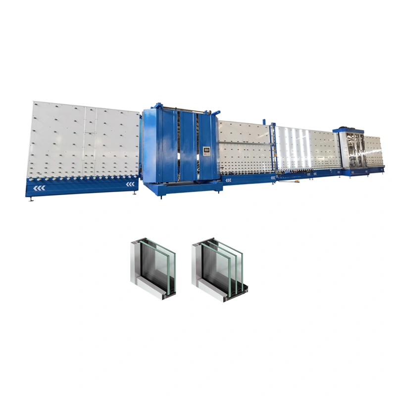 Maquinaria de vidrio de doble acristalamiento vertical automática 