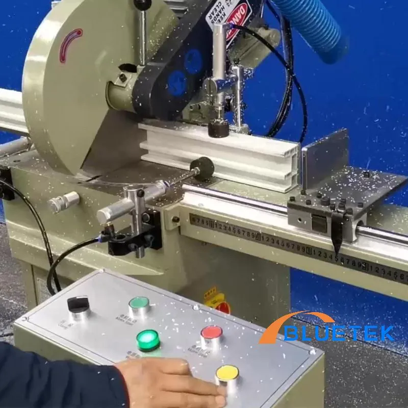 Cortadora de Un Solo Cabezal Para Ventanas de PVC - BLUETEK