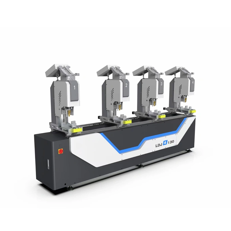 Máquina de fijación de tornillos de refuerzo de acero para ventanas de PVC