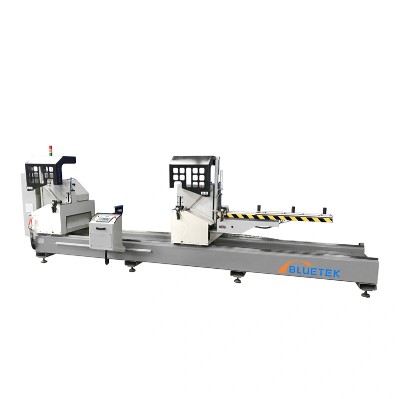 Ultra Precise 45° Angle CNC Double Head Cutting Saw - BLUETEK
