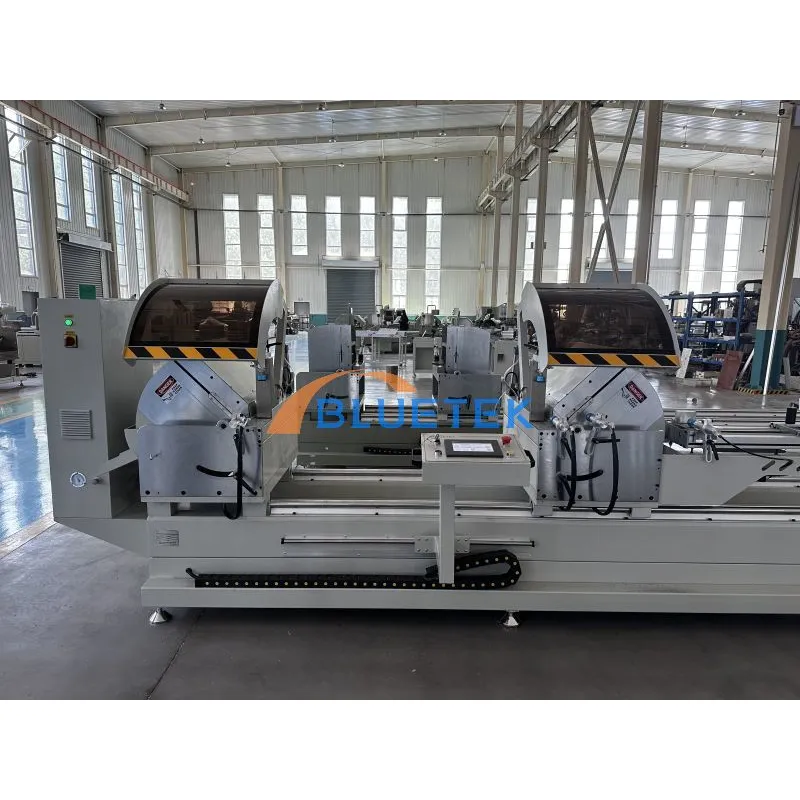 Cortadora de doble cabezal de puerta y ventana de aluminio - BLUETEK