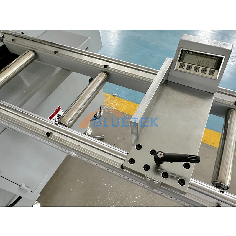 Sierra de corte de un solo cabezal para ventanas de aluminio