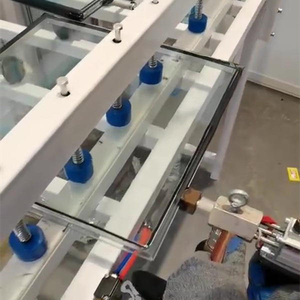 mesa de trabajo de extrusora de sellado de fusión en caliente 