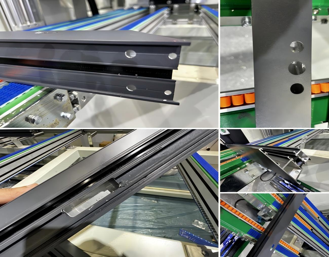 Processing effect of SZA630 Aluminum Window CNC Machining Center