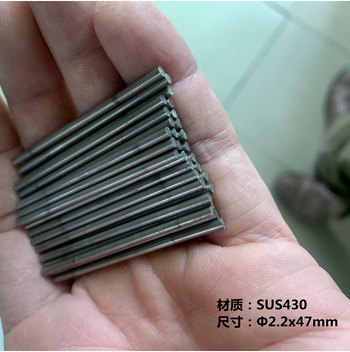 Fully automatic feeding turntable type double end grinder used for grinding stainless steel pins in the device-boosum precision