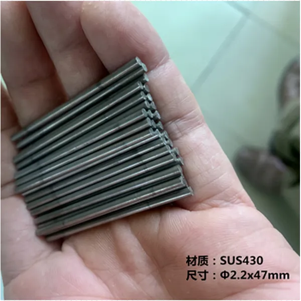 Fully automatic feeding turntable type double end grinder used for grinding stainless steel pins in the device-boosum precision