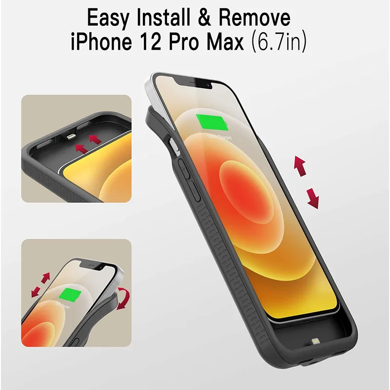 iPhone 12 Pro Max Battery case - BOPPS