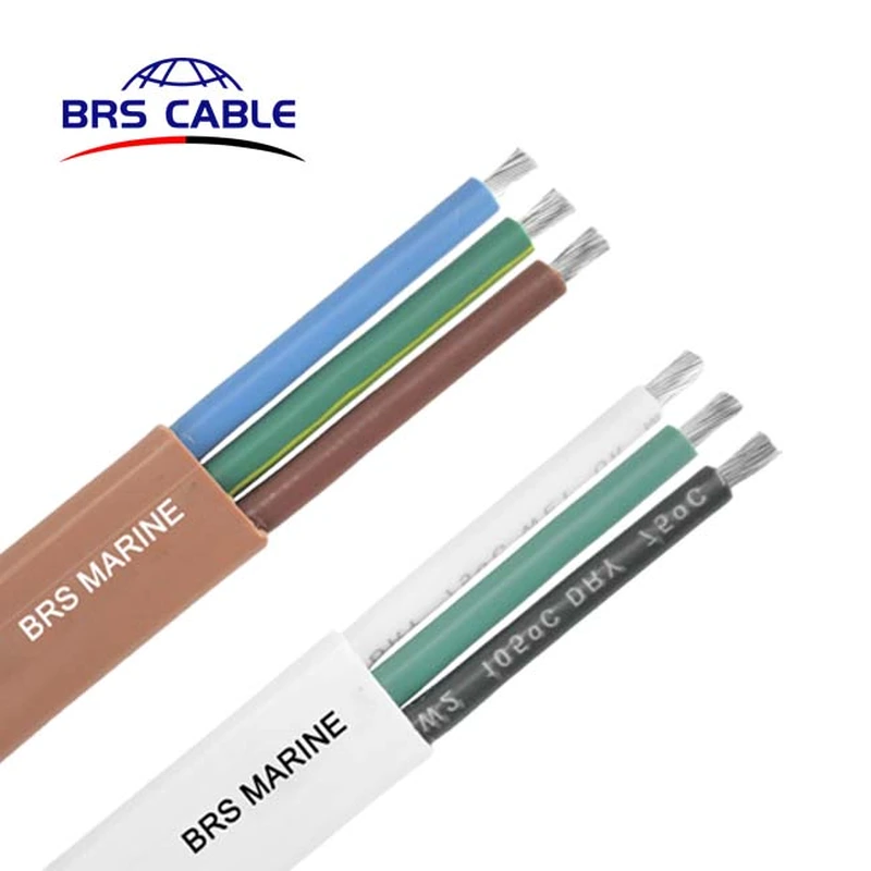 Cable de barco triplex de 3 núcleos de cobre estañado 10 AWG  