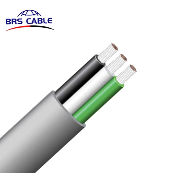 Cable de barco triplex de 3 núcleos de cobre estañado 10 AWG  